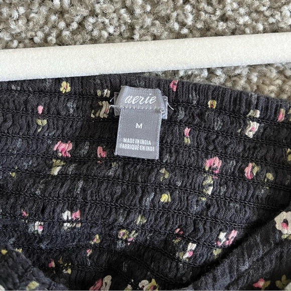 Aerie Medium Floral Front Cut-Out Romper - Picture 5 of 7